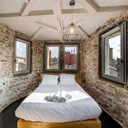 Private jacuzzi&exceptional view Hyper center of Lyon Apartment Exterior foto