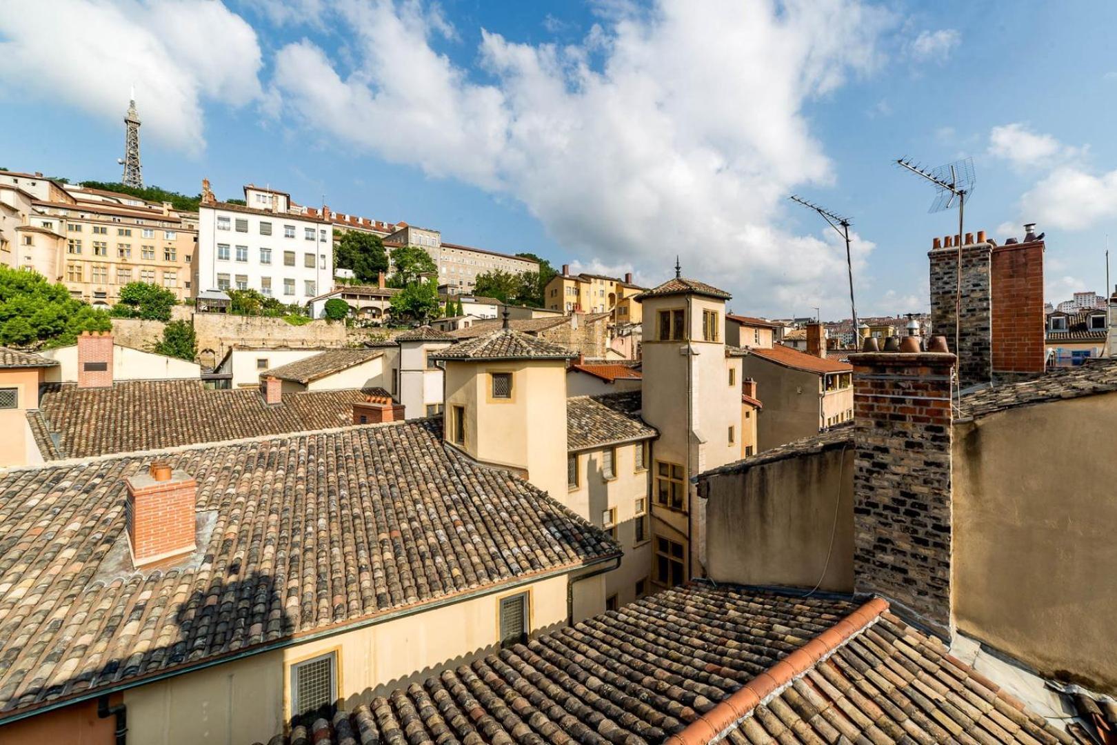 Private jacuzzi&exceptional view Hyper center of Lyon Apartment Exterior foto